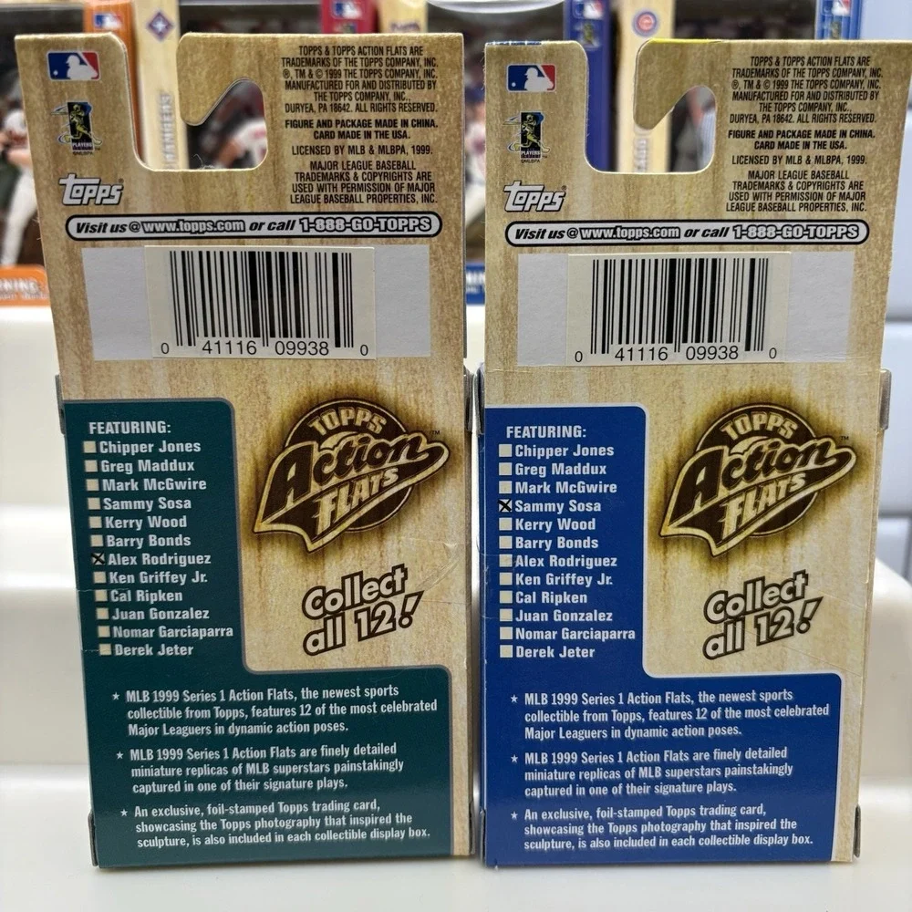 1999 Topps Action Flats Baseball Complete Set 12 Orig Box Jeter Bonds‎ Griffey - Picture 5 of 16